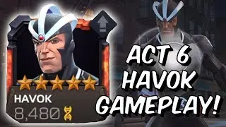 Act 6 5 Star Havok Gameplay! - Thing, Havok & More! - Marvel Contest of Champions