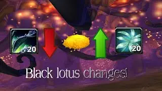 Black Lotus changes in Classic wow!