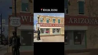 📍Arizona - Winslow A perfect stop and photo opp for all Eagles fans! 🦅