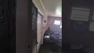 Closed Door Saves Room From House Fire! #shorts