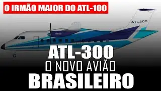 Novo avi&atilde;o Brasileiro ATL 300. Irm&atilde;o maior do ATL-100. #Brasil
