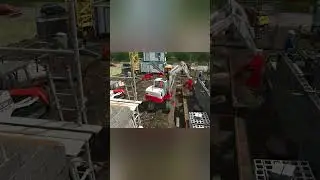 Trench excavation for sewer pipes with the Takeuchi TB 290-2 #fs25 #ls25 #farmingsimulator25
