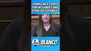 HUMILLAN A CHIQUI MONTERO POR NO SABER COMO VIVEN LOS ESPA&Ntilde;OLES #shorts #vox #chiquimontero #espa&ntilde;a