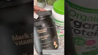 Quick Protein Shake Routine w/ Black Girl Vitamins Collagen 💁🏾&zwj;♀️ | Save 20% w/ My Code!