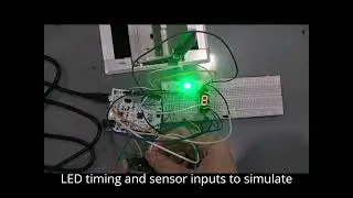 Embedded System Lab 2, Traffic Light System w/ PIR Sensor and 7seg disp
