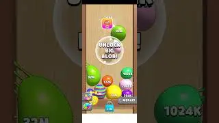 Blob Merge 3D: Unlock 64M ( 64Million) Android Gameplay Walkthrough |2048