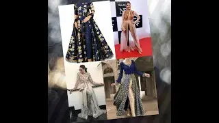 most beautiful party wear front slit dress designs#trendy front cut kurti design with pant & Palazzo
