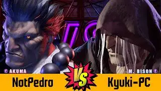 Street Fighter 6 💥🎮🔥 NotPedro (AKUMA) Vs Kyuki-PC (M,BISON) 🔥🎮💥SF6 High Level Match's! Proplayers!