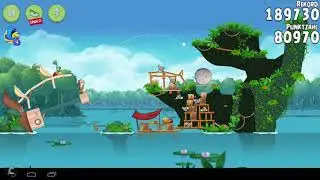 Angry Birds Rio Trophy Room Blossom River Golden Anchor  191410