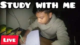 STUDY WITH ME LIVE 🔴 | 12 BOARD || 90-10 Session || #studywithme #livestudy #12board