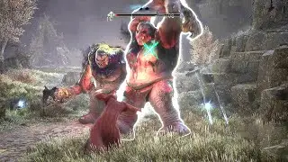 Fighting two River Trolls at once! Hogwarts Legacy