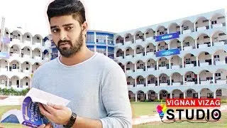 Naga Shaurya with his Chalo Movie Team at Vignan Vizag