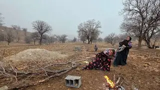 ❄️💪 The Hardest Job Nomadic Women Do in Freezing Winter | You Won&rsquo;t Believe This
