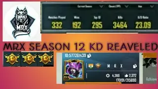 Asia no. 1 solo player MRX kd REAVELED 😱😱😱 mrx face REAVELED | mrx season 12 kd