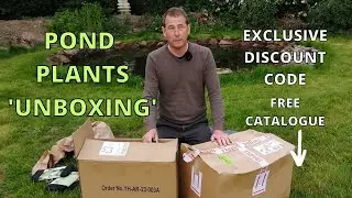 Pond Plant UNBOXING. Marginals Oxygenators Water Lilies.