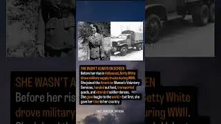 BETTY WHITE SERVED DURING WWII#WomenInWar #WWIIStories #YouTubeShorts