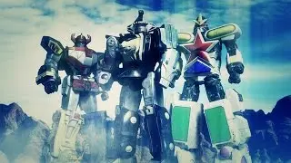 Ninja Megazord MMPR / Kakure Daishogun - Animation test - CG robot