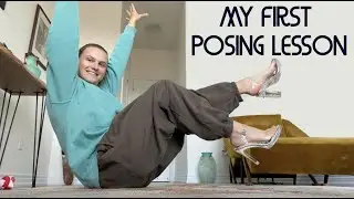 FIRST POSING LESSON | COMPETITION SHOES | Vegan non-binary bodybuilder