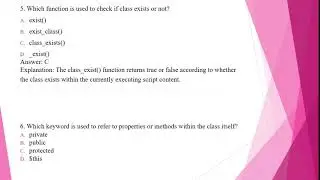 Advance PHP MCQ