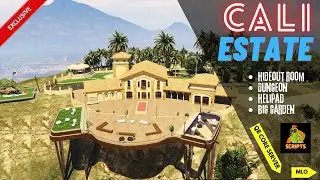 CALI ESTATE MANSION |  MANSION MLO | YMAPS | FIVEM MODES | MOUNTAIN MANSION MLO