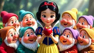 Snow White and the Seven Dwarfs 🍎 | Full Fairy Tale Story with Dialogues | 