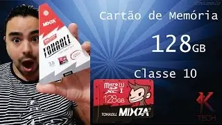 ✓ Cart&atilde;o de Mem&oacute;ria MicroSD 128GB  Classe 10
