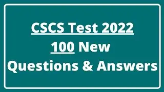 CSCS test 2022 - 100 new Q&A | CSCS  Green Card Test | CiTB health & safety test | CSCS card test