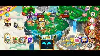 jogando Dragon city 