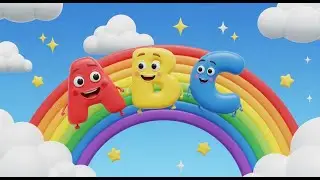 ABC Balloon Ride Over the Rainbow | Kids Educational Song