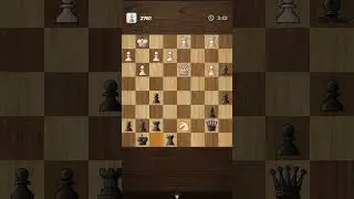 Trapped knight #chess #chesstactics #puzzle #chesspuzzle #tactics