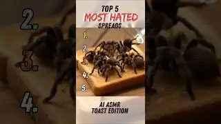 Ranking the Worst AI ASMR Toast Spreads: Insect Edition