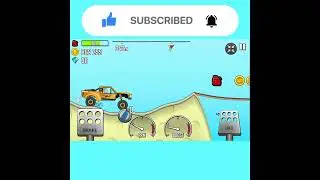 Hill Climb racing Monster truck. Drive Disaster. #shorts