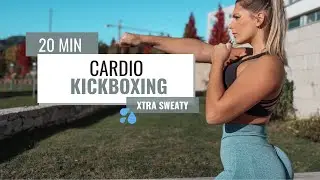 20 MIN CARDIO KICKBOXING - Treino intenso de FULL BODY, Sem equipamento 50s ON/10 OFF