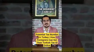Potential Tax Number in Turkey | How Foreigners Can Get Their Turkish Tax ID Online
