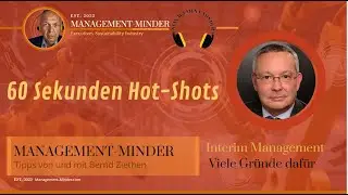Warum braucht man Interim Management? 🎧 MANAGEMENT-MINDER 🎧