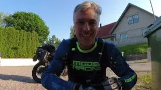 Motorbike solo camping part 1 - The ride (Yamaha xt660r)