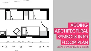3. Floor plan in Illustrator - Architectural symbols