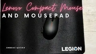 Lenovo Compact Mouse and MousePad Unboxing | Unboxx Quickx