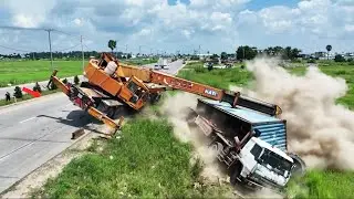 OMG!! Truck Gone Wrong Nobody Expected This! Truck Gone Wrong — Skilled Operator Rescue