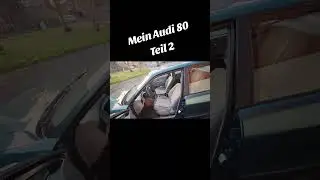 Mein Audi 80 B4 5zylinder mit 2.3 NG Motor und oldtimer Zulassung.