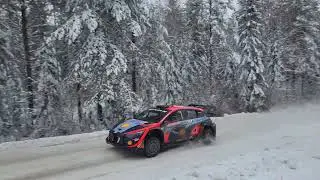 Esapekka Lappi and Antti Haapala development test day early winter conditions 2.11.2023.