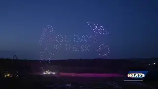 Light show featuring 300 drones returning to Holiday World for Halloween event