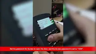 Standalone Access Control Reader Duress Alarm Function Demo | Silent Alarm for Enhanced Security