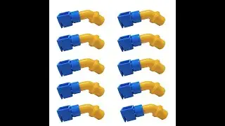 Solar Panel Cleaning Sprinkler 1/2-inch PVC Nozzles with UPVC Tee Connectors and Adjustable L-Clamps