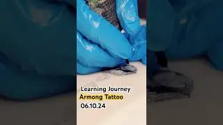 Mastering Precision: Tattoo Practice on Rubber Sheets(06.10.24) #tattooartist#inkle#TattooPractice