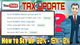 🇵🇭Paano iSetUp Ang Youtube Tax Payment,Para maka iwas sa 30% Na bawas 0% - 15 %. Panoorin po ito.
