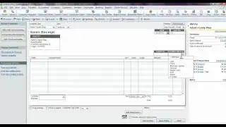Create Sales Receipts in Quickbooks