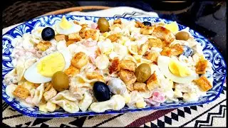 مطبخ ام وليد / سلطة مقارون منعشة و بنينة بوحد الصوص خفيفة تحفة 😍😋👍.