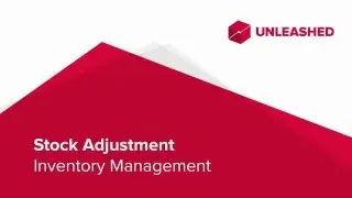 Unleashed Stock Adjustment