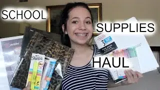 Back to School Supplies Haul 2015!!
